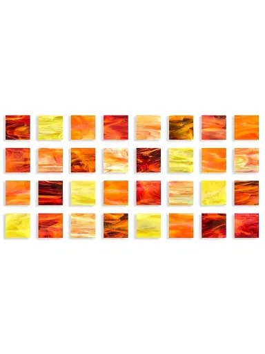 Karo Studios Block Series 32-Piece Water Glass Wall Sculpture | Thumbnail 1 Karo Studios Block Series 32-Piece Water Glass Wall Sculpture | Thumbnail 1