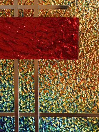 Karo Studios Dichro Glass & Steel Wall Sculpture | Thumbnail 3 Karo Studios Dichro Glass & Steel Wall Sculpture | Thumbnail 3