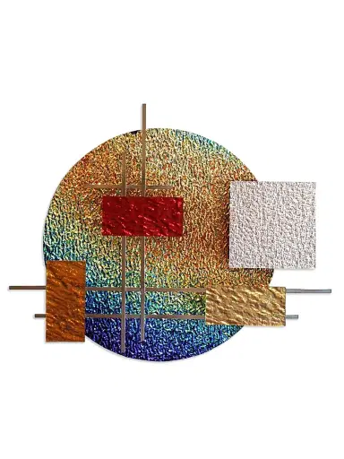 Karo Studios Dichro Glass & Steel Wall Sculpture | Thumbnail 1 Karo Studios Dichro Glass & Steel Wall Sculpture | Thumbnail 1