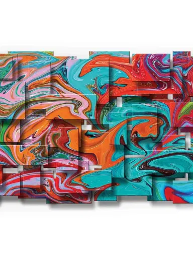 Karo Studios Joy Aluminum & Steel Wall Sculpture | Thumbnail 4 Karo Studios Joy Aluminum & Steel Wall Sculpture | Thumbnail 4