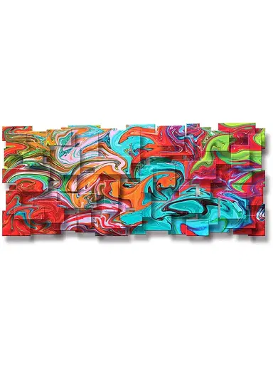 Karo Studios Joy Aluminum & Steel Wall Sculpture | Thumbnail 1 Karo Studios Joy Aluminum & Steel Wall Sculpture | Thumbnail 1