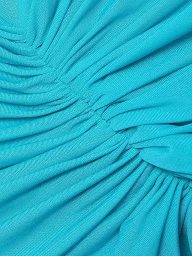 Ronny Kobo Women's Enid Ruched-Waist Jersey Maxi Dress - Ocean | Thumbnail 7 Ronny Kobo Women's Enid Ruched-Waist Jersey Maxi Dress - Ocean | Thumbnail 7