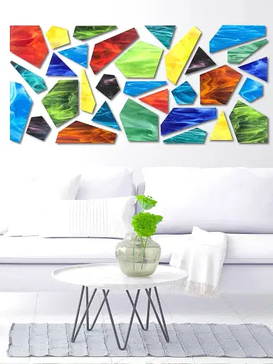 Karo Studios Fragments Glass Wall Sculpture | Thumbnail 2 Karo Studios Fragments Glass Wall Sculpture | Thumbnail 2