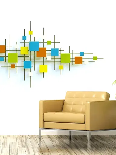 Karo Studios Linear Glass & Steel Wall Sculpture | Thumbnail 4 Karo Studios Linear Glass & Steel Wall Sculpture | Thumbnail 4