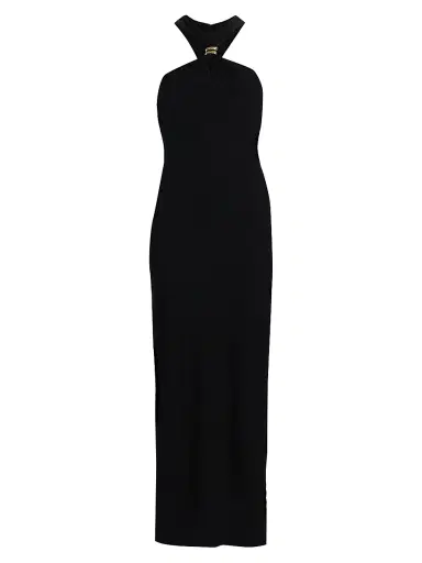 Ronny Kobo Women's Ziamara Column Maxi Dress - Black | Thumbnail 1 Ronny Kobo Women's Ziamara Column Maxi Dress - Black | Thumbnail 1