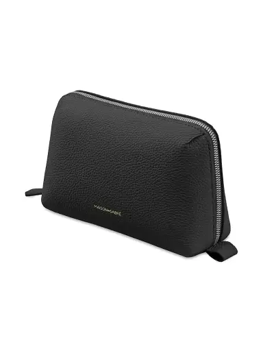 MAISON de SABRÉ Leather Tech Pouch - Black Caviar | Thumbnail 3 MAISON de SABRÉ Leather Tech Pouch - Black Caviar | Thumbnail 3