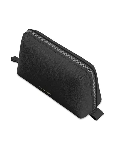 MAISON de SABRÉ Leather Tech Pouch - Black Caviar | Thumbnail 5 MAISON de SABRÉ Leather Tech Pouch - Black Caviar | Thumbnail 5