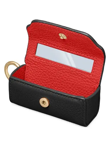 Maison de Sabre Women's Leather Lipstick Charm - Rouge Noir | Thumbnail 3 Maison de Sabre Women's Leather Lipstick Charm - Rouge Noir | Thumbnail 3