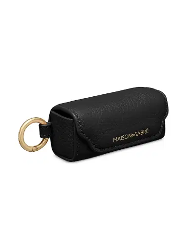 Maison de Sabre Women's Leather Lipstick Charm - Rouge Noir | Thumbnail 4 Maison de Sabre Women's Leather Lipstick Charm - Rouge Noir | Thumbnail 4