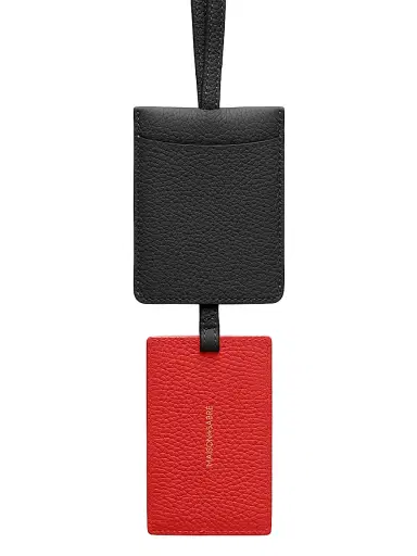 MAISON de SABRÉ Leather ID Lanyard Holder - Rouge Noir | Thumbnail 5 MAISON de SABRÉ Leather ID Lanyard Holder - Rouge Noir | Thumbnail 5
