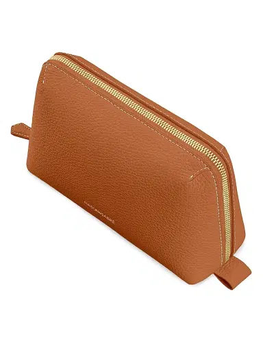 MAISON de SABRÉ Leather Tech Pouch - Pecan Brown | Thumbnail 4 MAISON de SABRÉ Leather Tech Pouch - Pecan Brown | Thumbnail 4