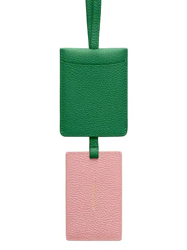 MAISON de SABRÉ Leather ID Lanyard Holder - Emerald Lily | Thumbnail 5 MAISON de SABRÉ Leather ID Lanyard Holder - Emerald Lily | Thumbnail 5