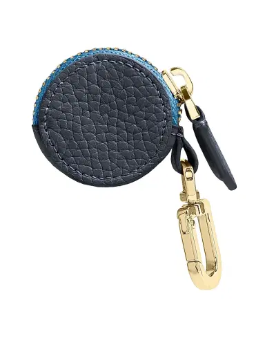 Maison de Sabre Women's Leather AirTag Charm - Graphite Sky | Thumbnail 5 Maison de Sabre Women's Leather AirTag Charm - Graphite Sky | Thumbnail 5