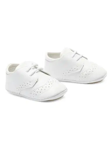 Moustache Baby Boy's Brogue Shoes - White 5 (Baby) | Thumbnail 3 Moustache Baby Boy's Brogue Shoes - White 5 (Baby) | Thumbnail 3