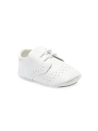 Moustache Baby Boy's Brogue Shoes - White 5 (Baby) | Thumbnail 1 Moustache Baby Boy's Brogue Shoes - White 5 (Baby) | Thumbnail 1