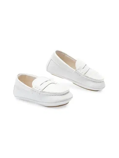 Moustache Baby Boy's Penny Loafers - White 5 (Baby) | Thumbnail 2 Moustache Baby Boy's Penny Loafers - White 5 (Baby) | Thumbnail 2