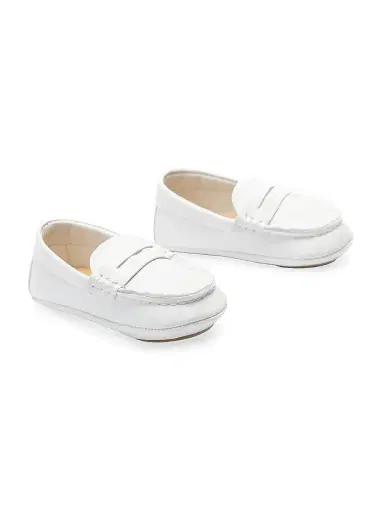 Moustache Baby Boy's Penny Loafers - White 5 (Baby) | Thumbnail 3 Moustache Baby Boy's Penny Loafers - White 5 (Baby) | Thumbnail 3