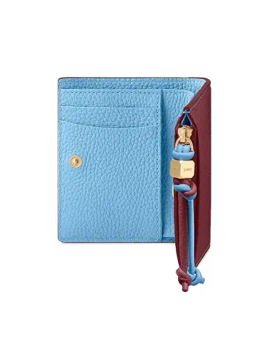 MAISON de SABRÉ Women's Leather Bifold Wallet - Plum Sky | Thumbnail 2 MAISON de SABRÉ Women's Leather Bifold Wallet - Plum Sky | Thumbnail 2