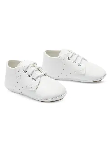 Moustache Baby Boy's Brogue Shoes - White 5 (Baby) | Thumbnail 3 Moustache Baby Boy's Brogue Shoes - White 5 (Baby) | Thumbnail 3