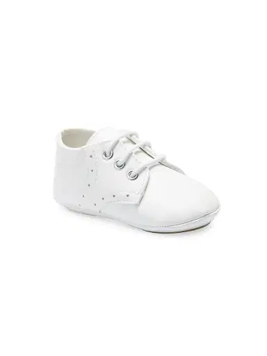 Moustache Baby Boy's Brogue Shoes - White 5 (Baby) | Thumbnail 1 Moustache Baby Boy's Brogue Shoes - White 5 (Baby) | Thumbnail 1