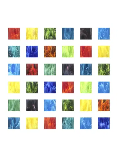 Karo Studios Block Series 36-Piece Nature Glass Wall Sculpture | Thumbnail 1 Karo Studios Block Series 36-Piece Nature Glass Wall Sculpture | Thumbnail 1
