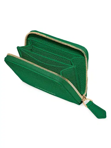 MAISON de SABRÉ Women's Leather Zipped Wallet - Emerald Green | Thumbnail 4 MAISON de SABRÉ Women's Leather Zipped Wallet - Emerald Green | Thumbnail 4