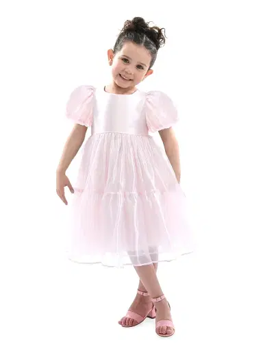 Mimi Tutu Little Girl's Elianna Dress - Blush | Thumbnail 3 Mimi Tutu Little Girl's Elianna Dress - Blush | Thumbnail 3