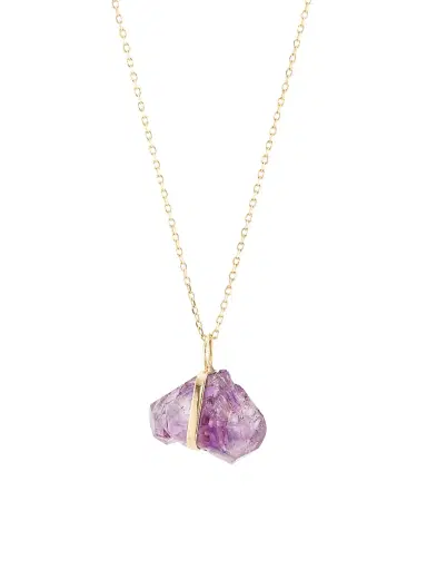 Jia Jia Women's 14K Yellow Gold & Birthstone Pendant Necklace - February | Thumbnail 1 Jia Jia Women's 14K Yellow Gold & Birthstone Pendant Necklace - February | Thumbnail 1