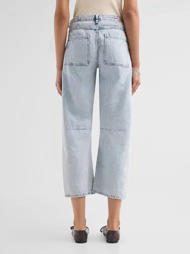Le Jean Women's Selena Cuffed Crop Jeans - Wild And Free | Thumbnail 3 Le Jean Women's Selena Cuffed Crop Jeans - Wild And Free | Thumbnail 3