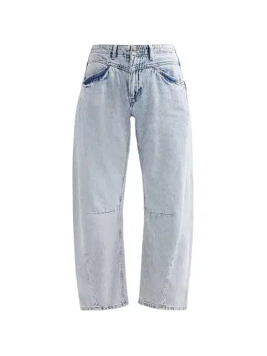 Le Jean Women's Selena Cuffed Crop Jeans - Wild And Free | Thumbnail 1 Le Jean Women's Selena Cuffed Crop Jeans - Wild And Free | Thumbnail 1