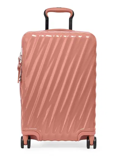 TUMI Men's 19 Degree 21.75" International Expandable Spinner Carry-On Suitcase - Pink Clay | Thumbnail 1 TUMI Men's 19 Degree 21.75" International Expandable Spinner Carry-On Suitcase - Pink Clay | Thumbnail 1
