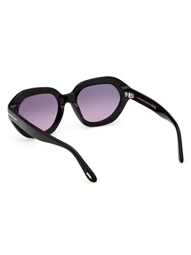 TOM FORD Women's Meryl 53MM Oval Sunglasses - Black Purple | Thumbnail 4 TOM FORD Women's Meryl 53MM Oval Sunglasses - Black Purple | Thumbnail 4