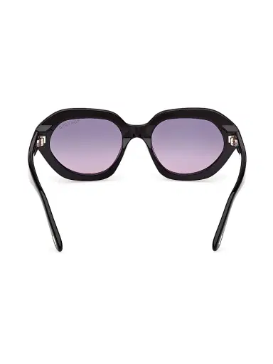 TOM FORD Women's Meryl 53MM Oval Sunglasses - Black Purple | Thumbnail 5 TOM FORD Women's Meryl 53MM Oval Sunglasses - Black Purple | Thumbnail 5
