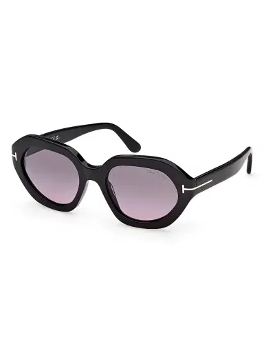 TOM FORD Women's Meryl 53MM Oval Sunglasses - Black Purple | Thumbnail 1 TOM FORD Women's Meryl 53MM Oval Sunglasses - Black Purple | Thumbnail 1