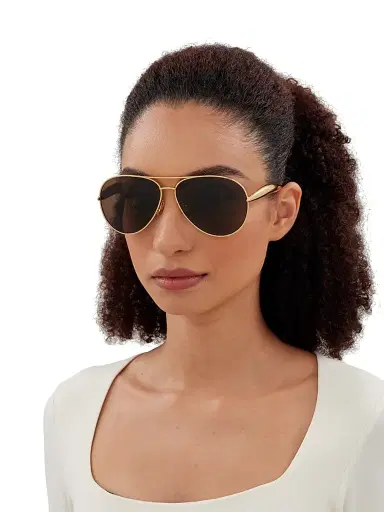 Bottega Veneta Women's Sardine 64MM Pilot Sunglasses | Thumbnail 2 Bottega Veneta Women's Sardine 64MM Pilot Sunglasses | Thumbnail 2