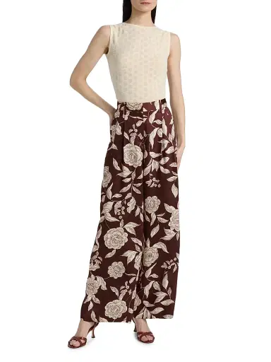 TANYA TAYLOR Women's Charlisa Cotton-Blend Knit Top - Cream - Size XL | Thumbnail 2 TANYA TAYLOR Women's Charlisa Cotton-Blend Knit Top - Cream - Size XL | Thumbnail 2