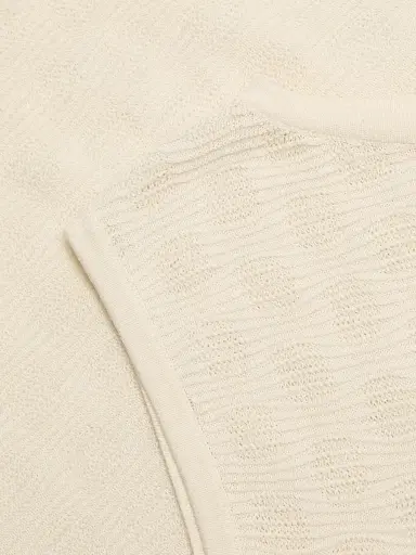 TANYA TAYLOR Women's Charlisa Cotton-Blend Knit Top - Cream - Size XL | Thumbnail 7 TANYA TAYLOR Women's Charlisa Cotton-Blend Knit Top - Cream - Size XL | Thumbnail 7