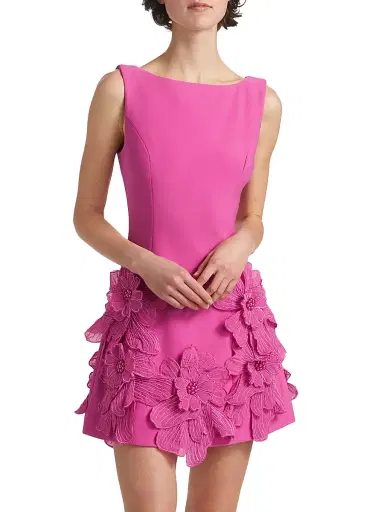 Elliatt Women's Janelle Floral Appliqué Minidress | Thumbnail 3 Elliatt Women's Janelle Floral Appliqué Minidress | Thumbnail 3