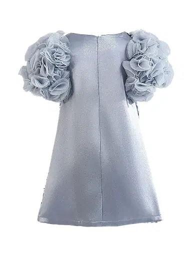 Tulleen Little Girl's & Girl's Seliora Dress - Blue | Thumbnail 2 Tulleen Little Girl's & Girl's Seliora Dress - Blue | Thumbnail 2
