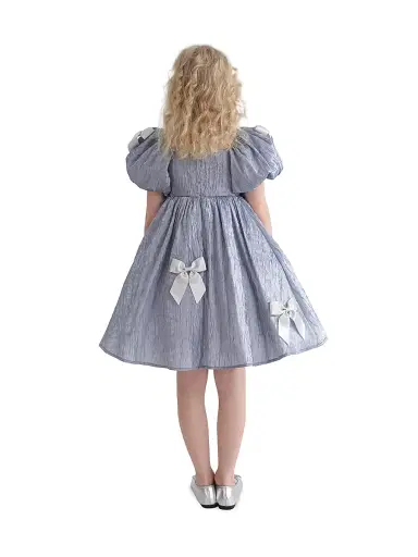 Tulleen Little Girl's & Girl's Clarissa Dress - Blue | Thumbnail 6 Tulleen Little Girl's & Girl's Clarissa Dress - Blue | Thumbnail 6