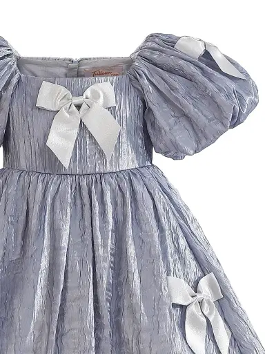 Tulleen Little Girl's & Girl's Clarissa Dress - Blue | Thumbnail 7 Tulleen Little Girl's & Girl's Clarissa Dress - Blue | Thumbnail 7