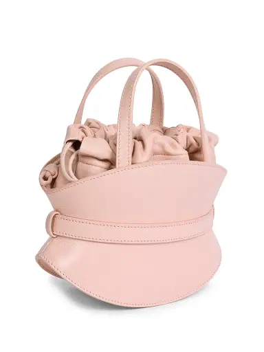 Balmain Women's Mini Shuffle Leather Top Handle Bag - Rose Pale | Thumbnail 5 Balmain Women's Mini Shuffle Leather Top Handle Bag - Rose Pale | Thumbnail 5
