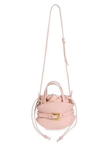 Balmain Women's Mini Shuffle Leather Top Handle Bag - Rose Pale | Thumbnail 6 Balmain Women's Mini Shuffle Leather Top Handle Bag - Rose Pale | Thumbnail 6