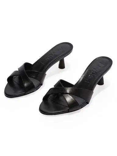 Aeyde Women's Vero Leather Mules - Black | Thumbnail 3 Aeyde Women's Vero Leather Mules - Black | Thumbnail 3