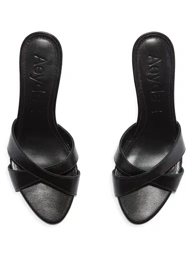 Aeyde Women's Vero Leather Mules - Black | Thumbnail 4 Aeyde Women's Vero Leather Mules - Black | Thumbnail 4