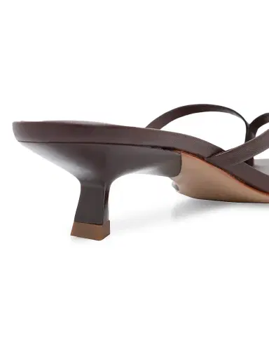 Schutz Women's Carolyn 50MM Leather Sandals - Root Brown | Thumbnail 3 Schutz Women's Carolyn 50MM Leather Sandals - Root Brown | Thumbnail 3