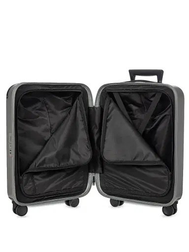 Bric's Men's Amalfi 21" Carry-On Spinner Suitcase - Silver Black | Thumbnail 7 Bric's Men's Amalfi 21" Carry-On Spinner Suitcase - Silver Black | Thumbnail 7