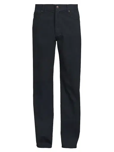 Emporio Armani Men's 5-Pocket Cotton Straight-Leg Pants - Navy | Thumbnail 1 Emporio Armani Men's 5-Pocket Cotton Straight-Leg Pants - Navy | Thumbnail 1
