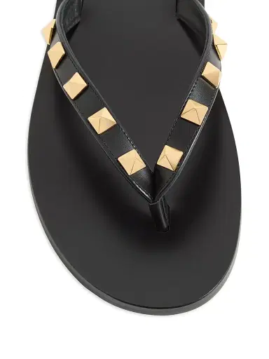 Valentino Garavani Women's Rockstud Calfskin 05MM Thong Sandals - Black - Size 10.5 | Thumbnail 5 Valentino Garavani Women's Rockstud Calfskin 05MM Thong Sandals - Black - Size 10.5 | Thumbnail 5