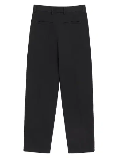Valentino Garavani Men's Trousers in Cotton Gabardine with VLogo Embroidery - Black | Thumbnail 2 Valentino Garavani Men's Trousers in Cotton Gabardine with VLogo Embroidery - Black | Thumbnail 2